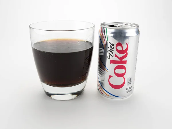 Dieta de soda en blanco — Foto de Stock