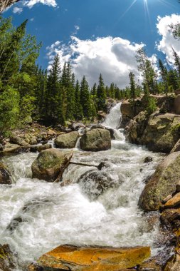 Alberta Falls kar erime ile