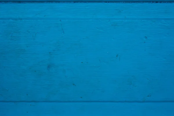 Stará deska ze dřeva namalovaná modře — Stock fotografie