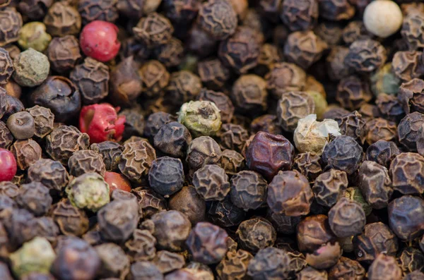 Multicolore Peppercorns fond — Photo