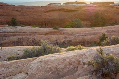 Devils Bahçe katmanlarda kaygan Rock