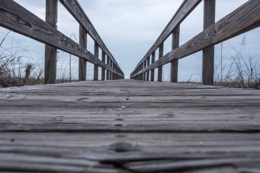 Boardwalk Dunes üzerinde düşük açılı görünümü