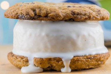 Ev yapımı dondurma çerez sandviç