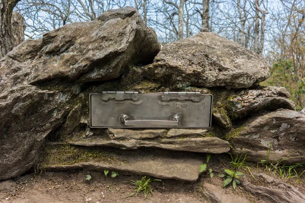 Аппалачі Trail реєстру Box — стокове фото