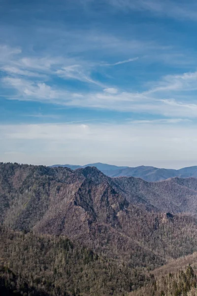 View of Burned Chimney Tops from Alum Cave — Stock Photo, Image