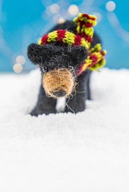 Kopya alan aşağıdaki ile keçe ayı süsleme