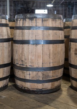 Tek Bourbon varil depolama