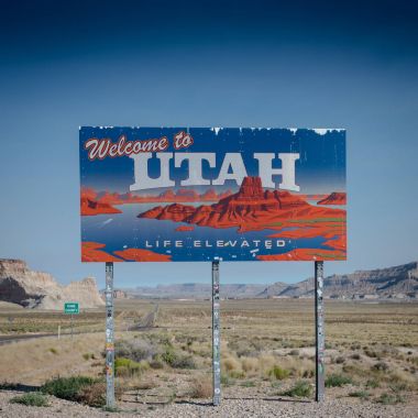 Utah işareti Hoşgeldiniz