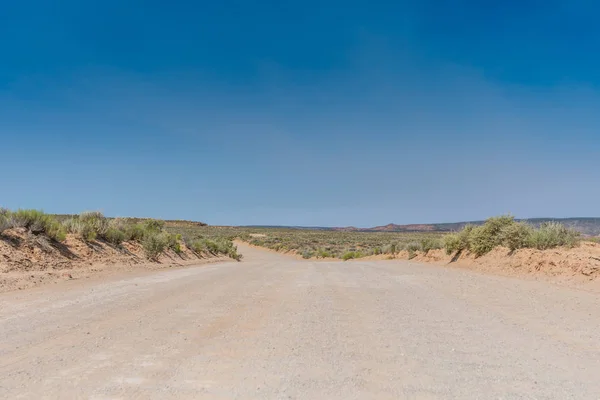 Toprak yol Utah düşük açılı — Stok fotoğraf