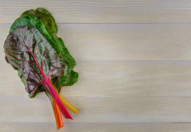 Gökkuşağı pazı ile kopya alanı sağa yığını