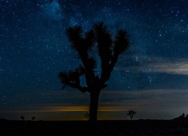 Yıldızlı gece üzerinde ortalanmış Maltepe