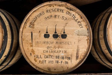 Bourbon varil Woodford rezerv, yakın çekim