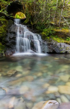 Pürüzsüz dere akar su