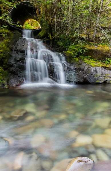 Pürüzsüz dere akar su