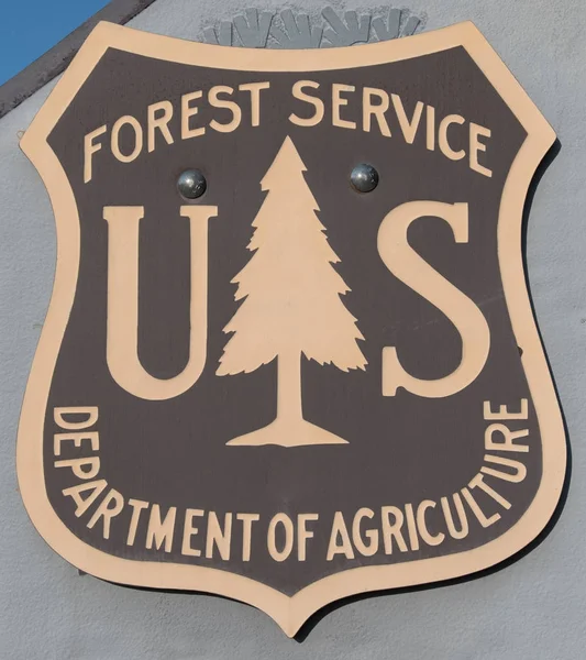 Emblema del servizio forestale statunitense — Foto Stock