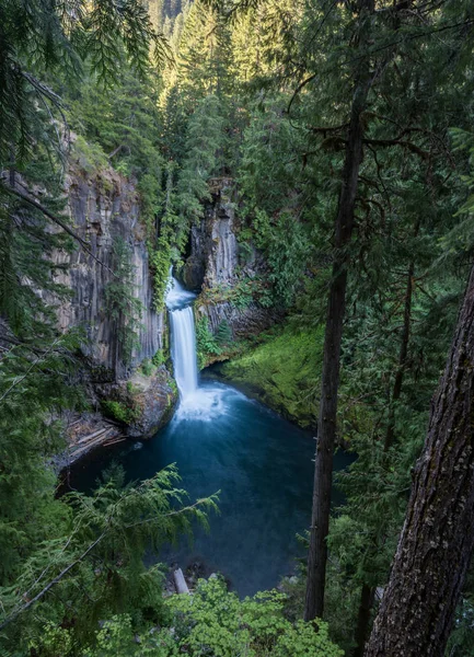 High Above Toketee Falls — Stock Photo, Image