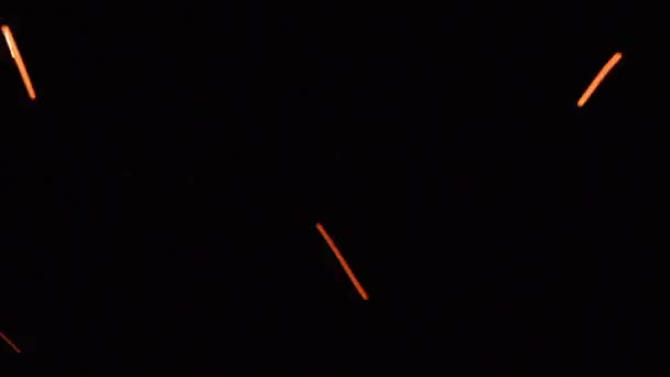 Embers sur fond noir 