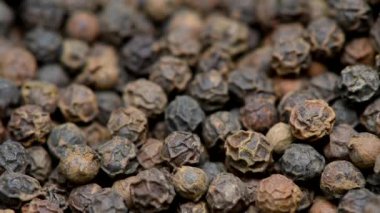Kazık düşen peppercorns yakın çekim