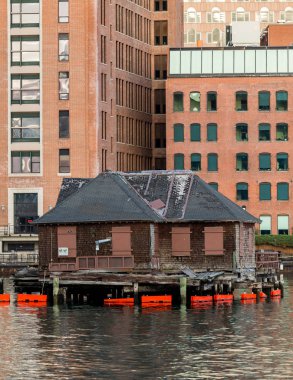 Eski Boston Harbor kulübede