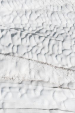 Sürülmüş kar Drift duvar