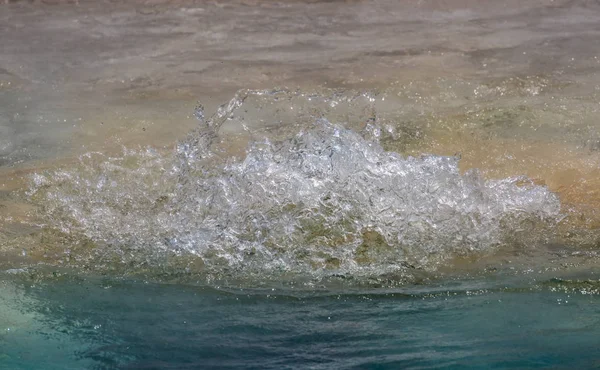 Pęcherzyki wody nad od upał wulkan — Zdjęcie stockowe