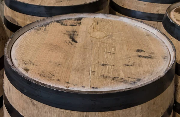 De cerca en Bourbon Barrel Top — Foto de Stock