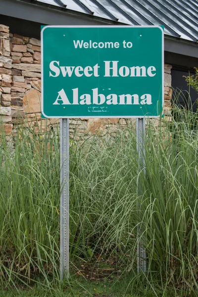Willkommen im Alabama-Zeichen — Stockfoto