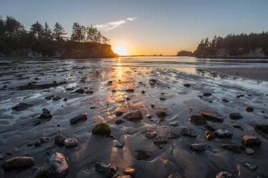 Gün batımı bitti Sunset Bay Beach