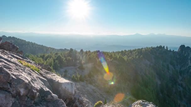 Paulina Peak West Sunset — Stock Video