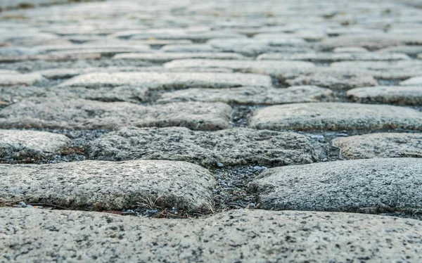 Close Up of Cobble Stone Street — Stock Photo, Image