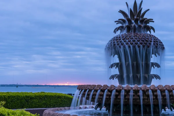 Close Up of Pineapple Fountain — Stock Photo, Image