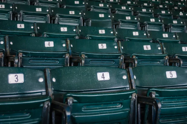 Asientos de estadio Vista de tres cuartos — Foto de Stock