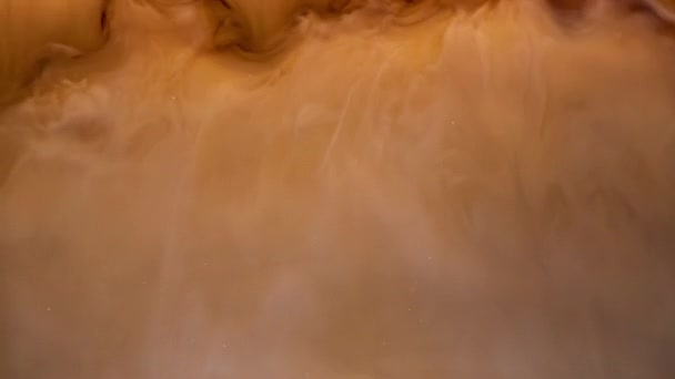 Time Lapse Che Mostra Densità Crema Caffè Vorticoso — Video Stock