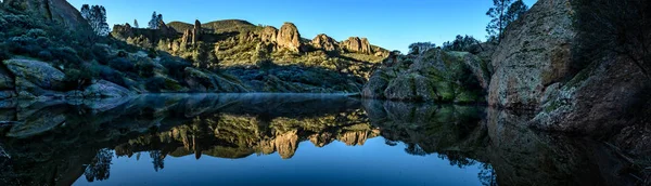 Bear Gulch Reservoir Pano — Stock Photo, Image