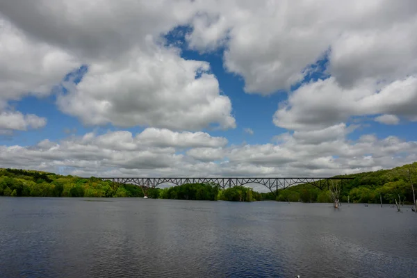 Bridge Over High Water on the St. Croix River between Minnesota and Wisconsin