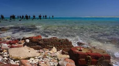 Tuğla Harabeleri Kuru Tortugas Ulusal Parkı Kıyısında