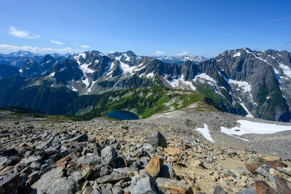 Blick Über Den Sahalarm Die Wildnis Der Nordkaskaden — Stockfoto