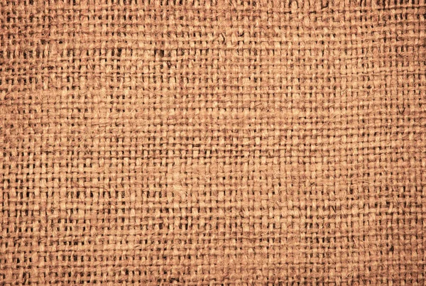 Primer plano de una textura de arpillera — Foto de Stock