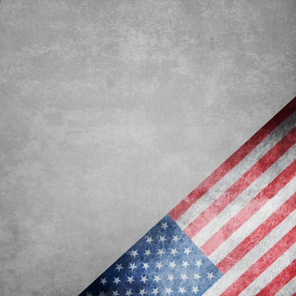 Grunge Arka Planında Amerikan Bayrağına Yakın Plan — Stok fotoğraf