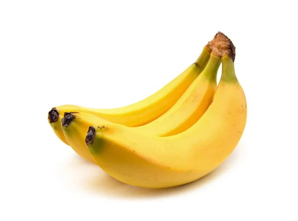 Bananen auf weißem Hintergrund — Stockfoto