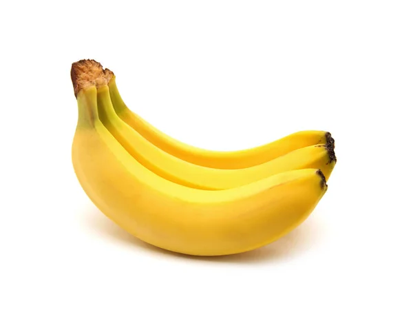 Ein Bündel Bananen Isoliert Auf Weißem Hintergrund — Stockfoto