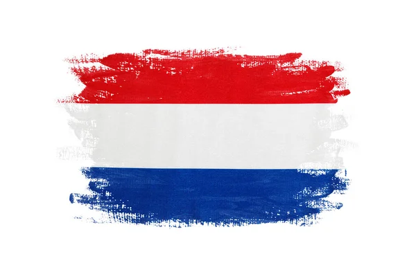 Bandiera Dell Olanda Sfondo Texture — Foto Stock