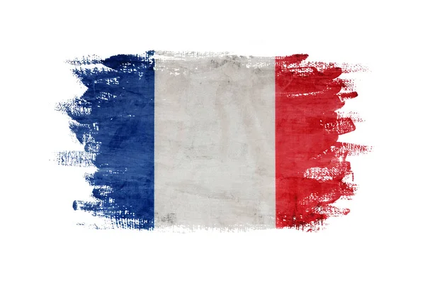 法国国旗背景纹理 — 图库照片