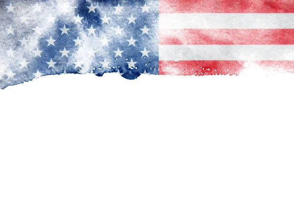 美国国旗背景纹理 — 图库照片