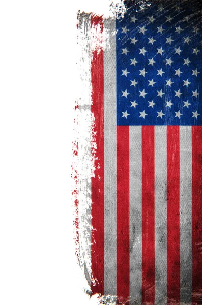 美国国旗背景纹理 — 图库照片