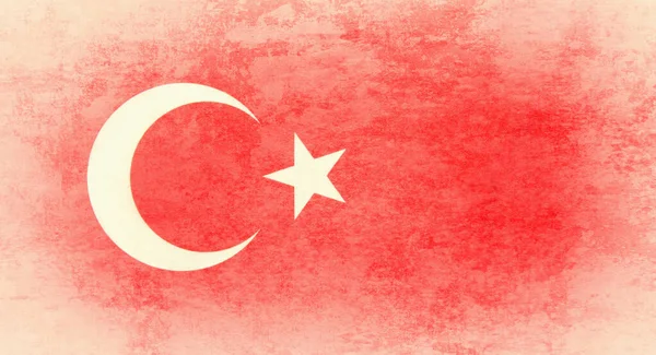 Bandiera Della Turchia Sfondo Texture — Foto Stock