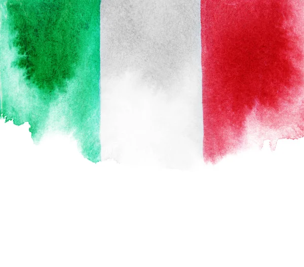 Grunge Flagge Von Italien Hintergrund Textur — Stockfoto
