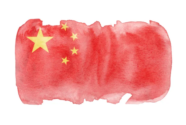 中国国旗背景纹理 — 图库照片