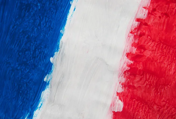 Bandiera Della Francia Texture Raso — Foto Stock