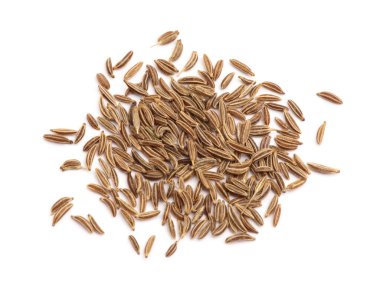 Caraway beyaz arkaplanda izole edildi.